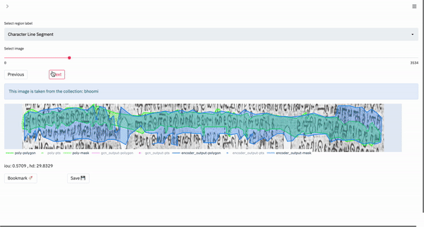 Gif showing navigation procedure of Box Supervised Layout